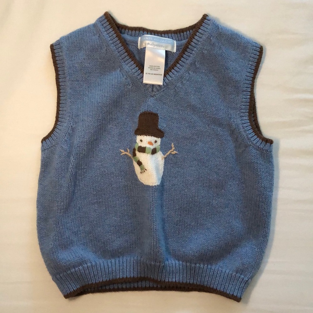 Janie and Jack 12-18m sweater vest